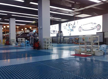 4s店玻璃钢格栅图片4