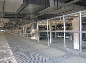 钢格栅板平台 钢格栅板平台