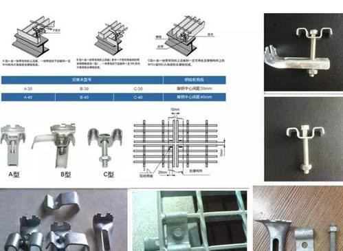 钢格栅安装夹 钢格栅安装夹