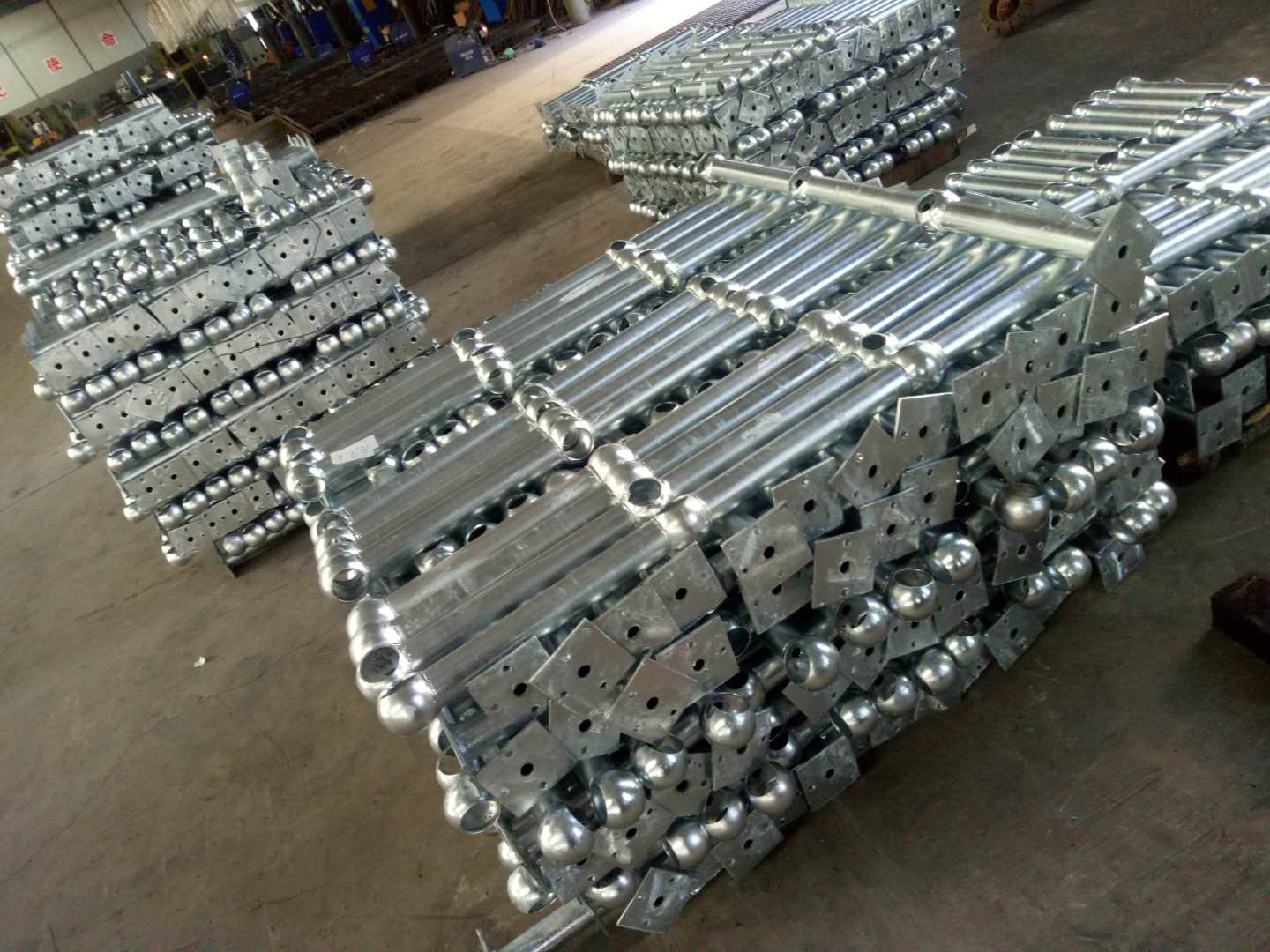 平台球接栏杆 平台球接栏杆