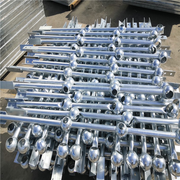 热浸锌球接栏杆 热浸锌球接栏杆